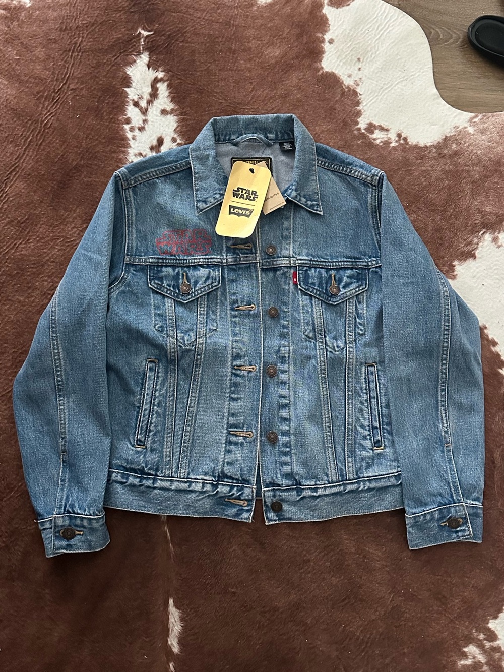 *LIMITED EDITION + BRAND NEW* Levi's Light Blue Denim Trucker Jacket Star Wars
